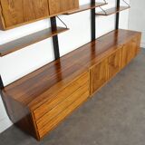 Palisandre modular bookcase 1960