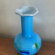 Soliflore collar vase in colored glass