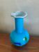 Soliflore vase collerette en verre coloré