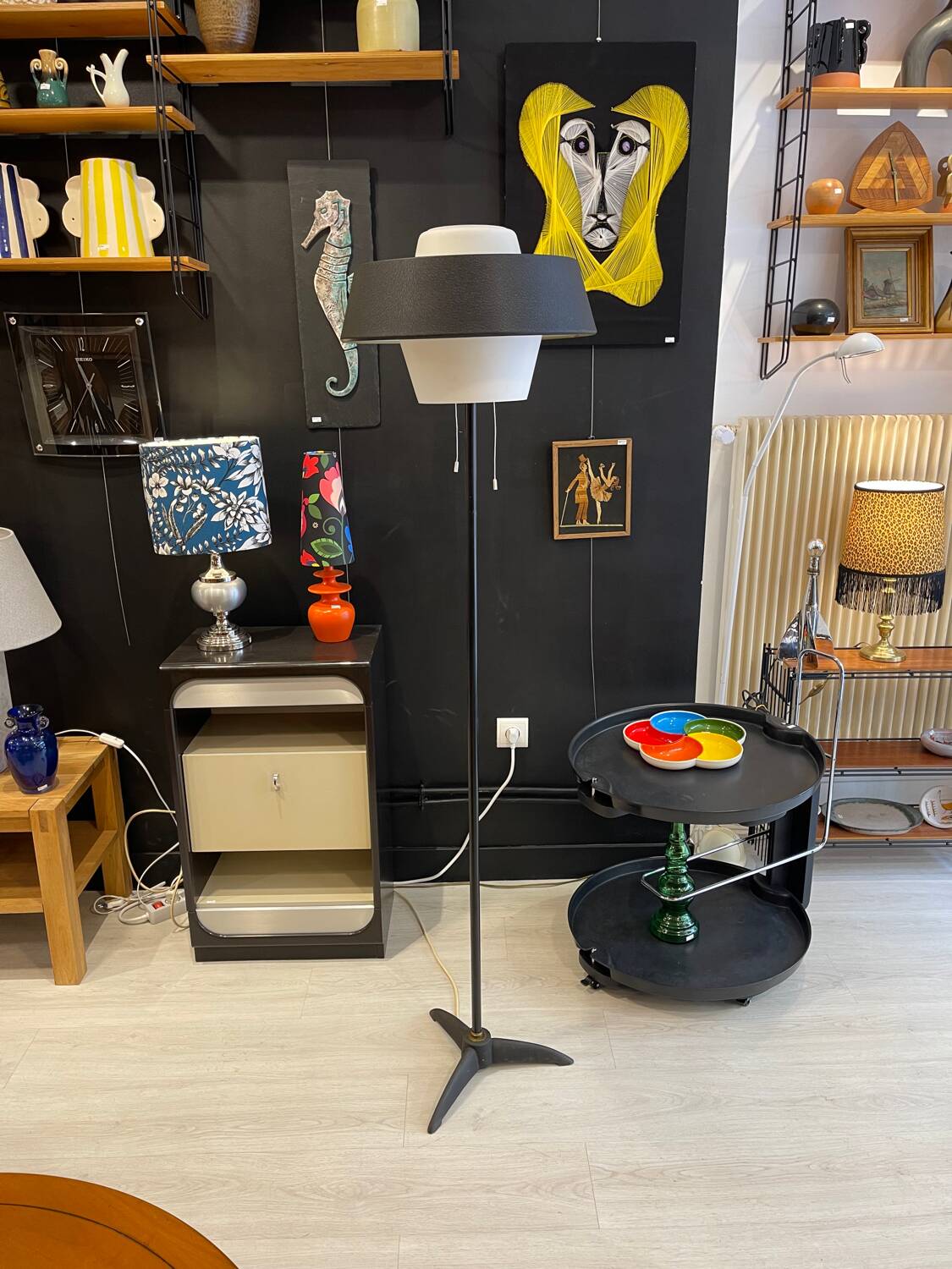NX 109 E Monaco floor lamp by Louis Kalff for Philips 1950