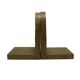 Pair of bookends, Art Nouveau, walnut, Austria, early 20th century