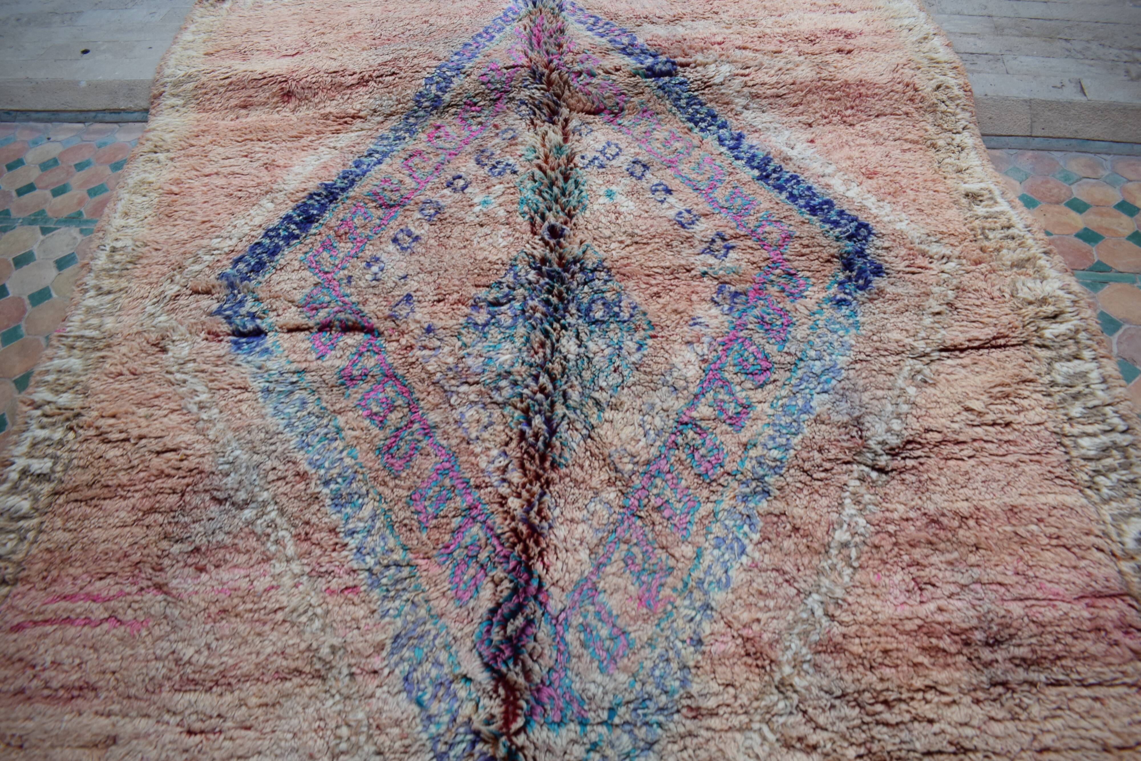 Moroccan Berber rug vintage atlas, 302x202 cm