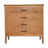 Vintage oak dresser 4 drawers