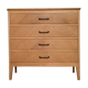 Commode vintage chêne 4 tiroirs