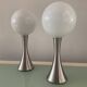 Pair of Space Age lamps