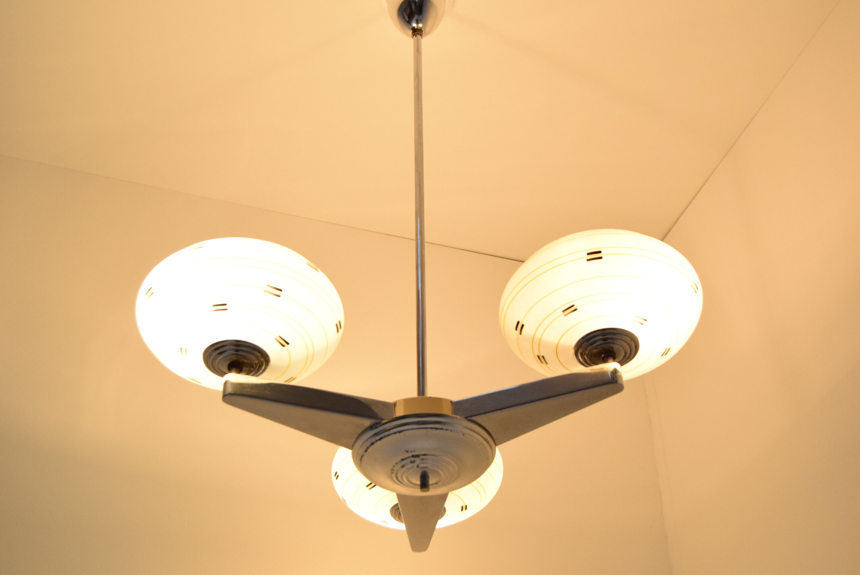 Mid-century Chandelier/Zukov,1960's.