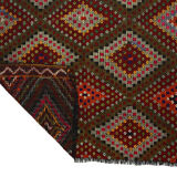 Anatolian handmade kilim rug 243 cm x 180 cm