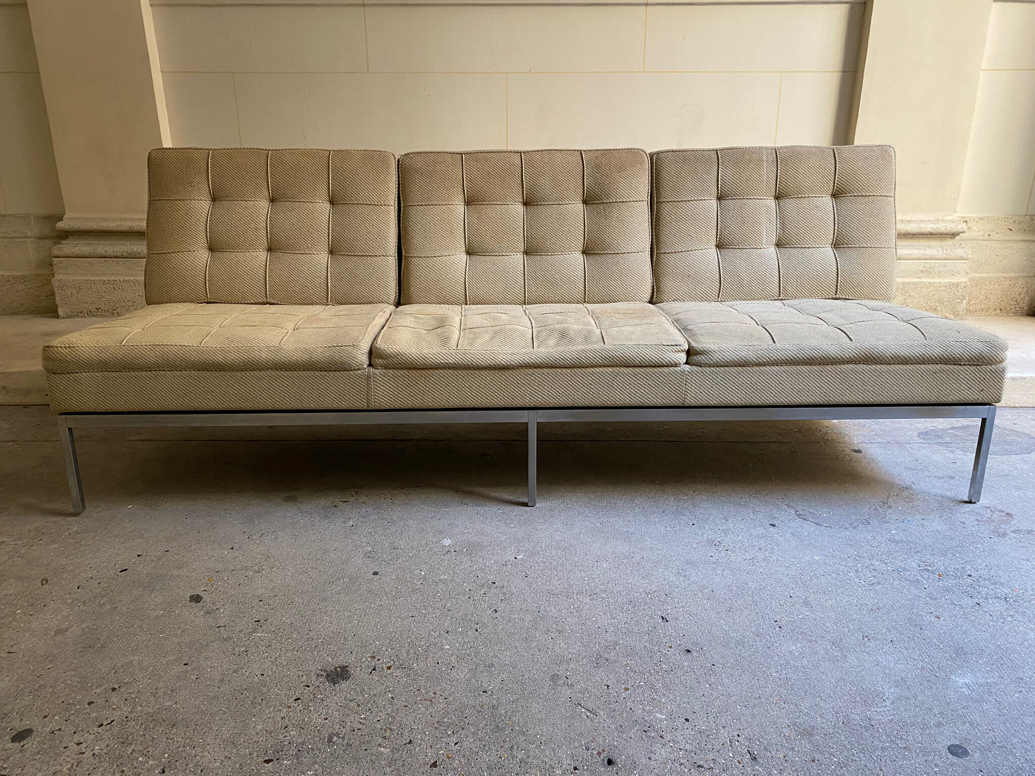 Sofa Florence Knoll 3 seats.