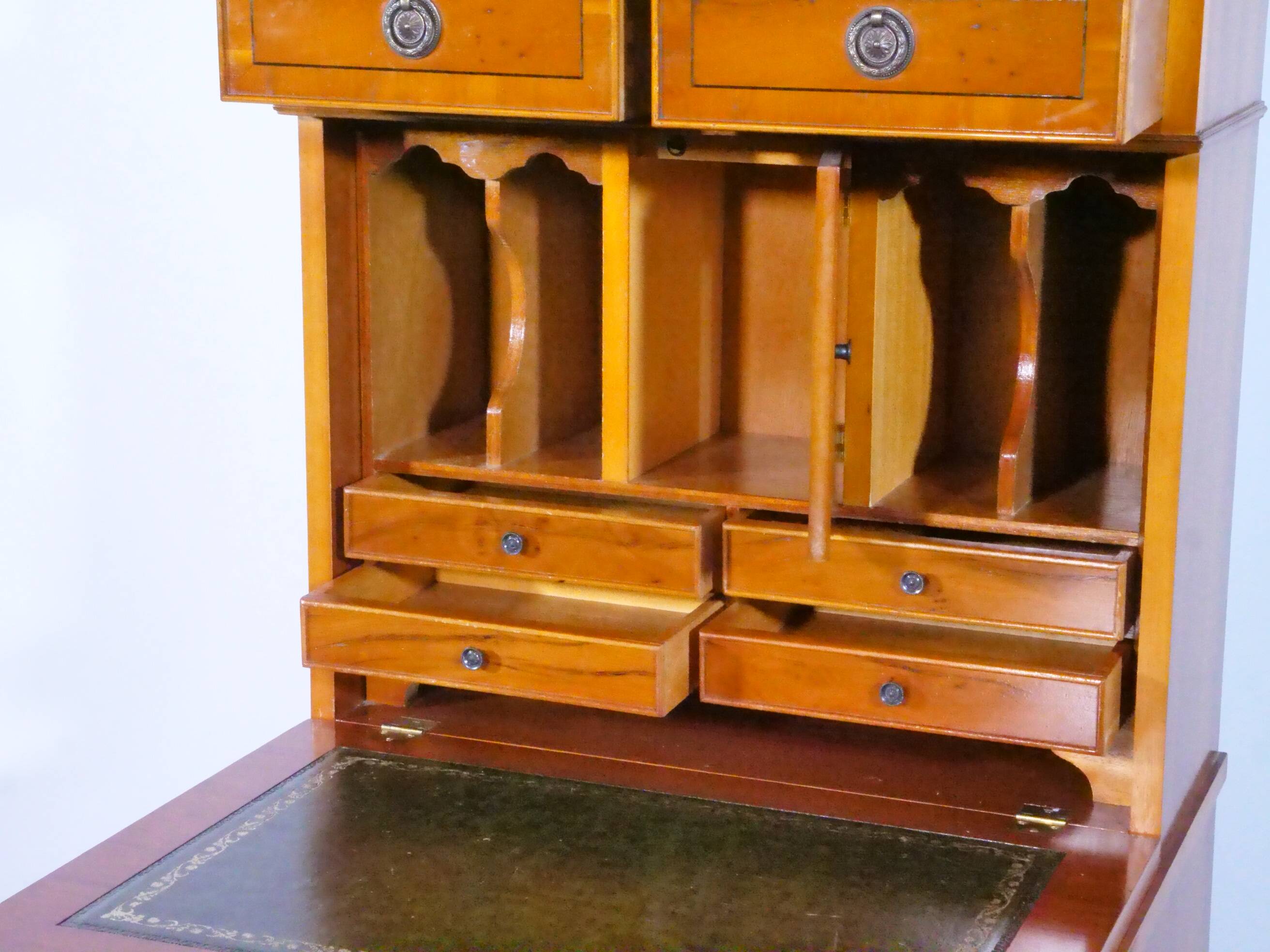 Antique Secretary Walnut Vintage Chest of Drawers