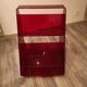 Red Plexiglas Bookshelf