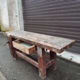 Solid wood workbench