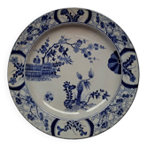 Grand plat de service "Japon" 33cm Creil & Montereau