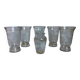 Six ancient zoomorphic moulded glass vases