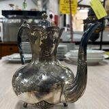 Old silver metal coffee maker