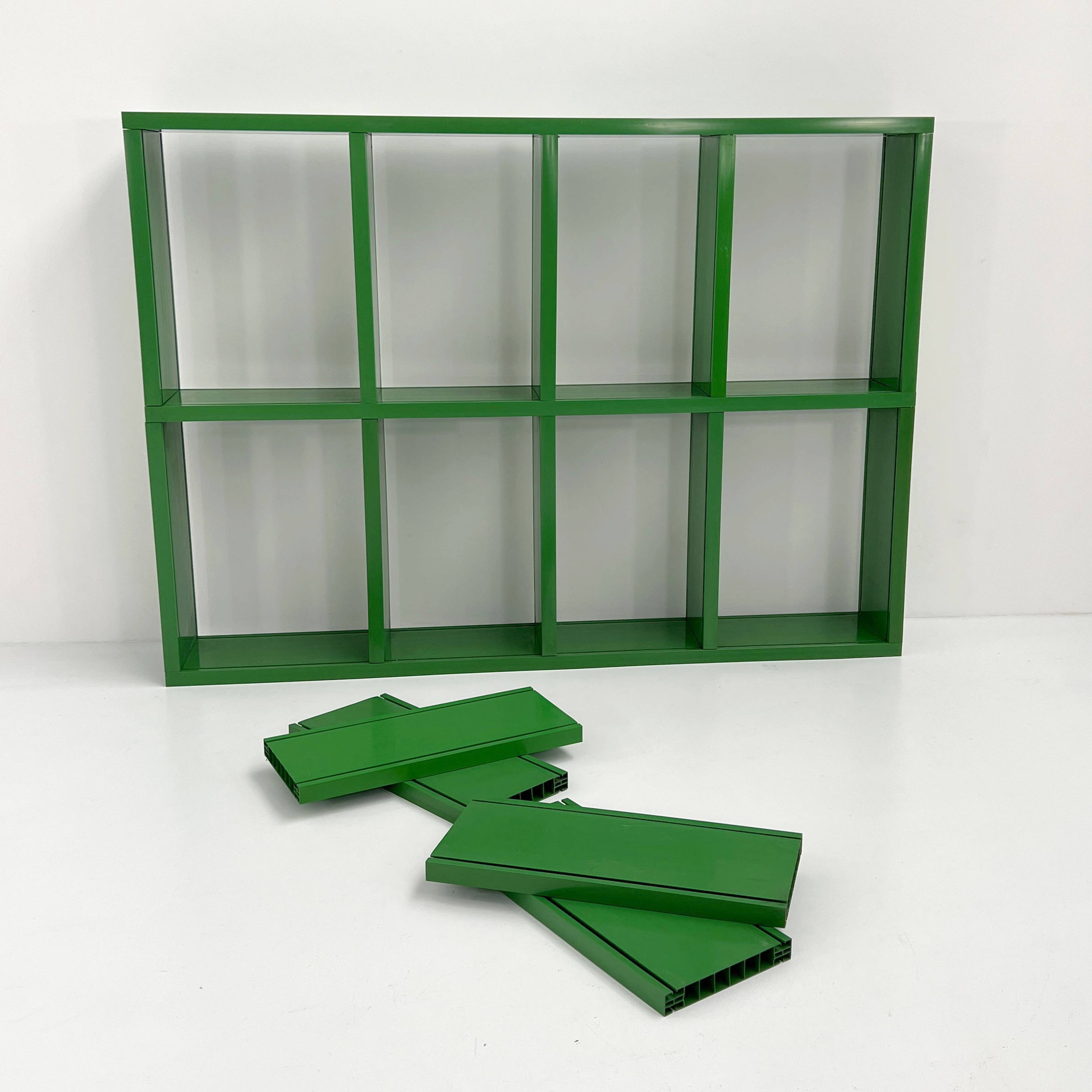 Modular shelf "Dodona 300" green by Ernesto Gismondi for Artemide, 19