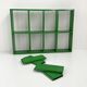 Modular shelf "Dodona 300" green by Ernesto Gismondi for Artemide, 19