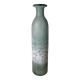 Teal Scavo Glass Bottle Vase attr. to Gino Cenedese, Italy