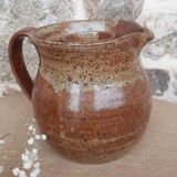 Stoneware ice pitcher