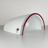 White and Red Murano Wall Light by Itre, Italy, 1980s
