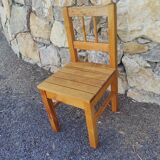 chaise en bois pour enfant