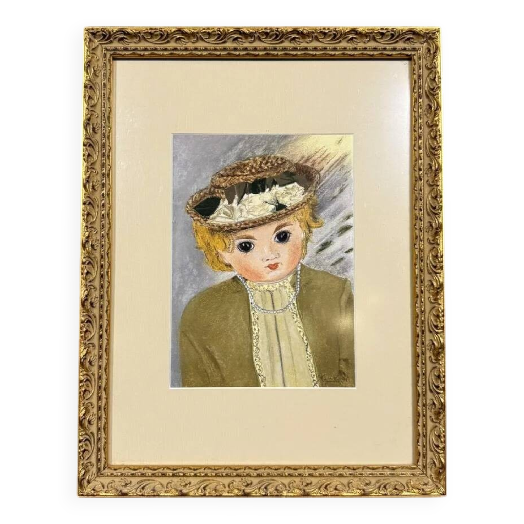 Art Deco period painting / watercolor circa 1930