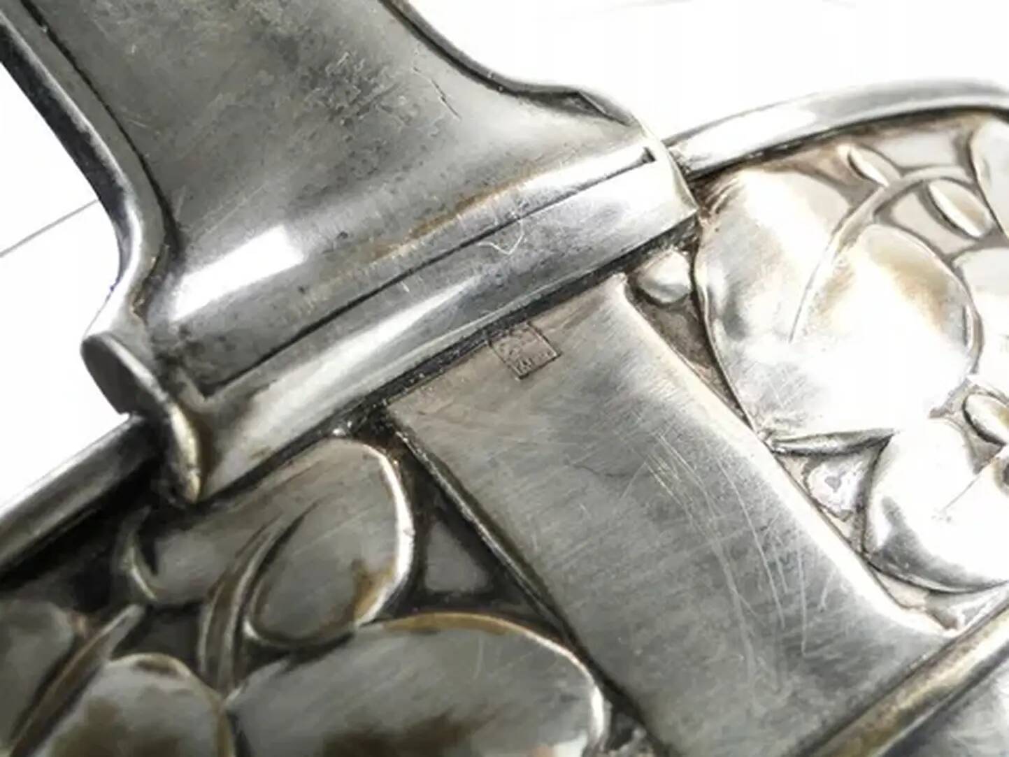Art Deco fruit basket, silver-plated brass, glass, Kaiser, Germany, 1930s