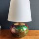 Lamp "Laque Line" Jean-Noël Bouillet (JNB) - Painted Glass Globe Signed