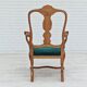 1960s, Danish design, pair of armchairs, oak wood, original very good condition