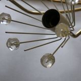 Emil Stejnar for Rupert Nikoll elliptical chandelier, Austria 1950s