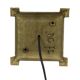 Vintage Brass Table Lamp Mythical Dolphin 41cm