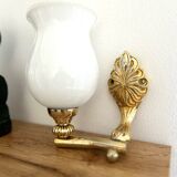 Brass wall lights