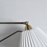 Danish Brass Swing Arm Wall Lamp, 1950s
