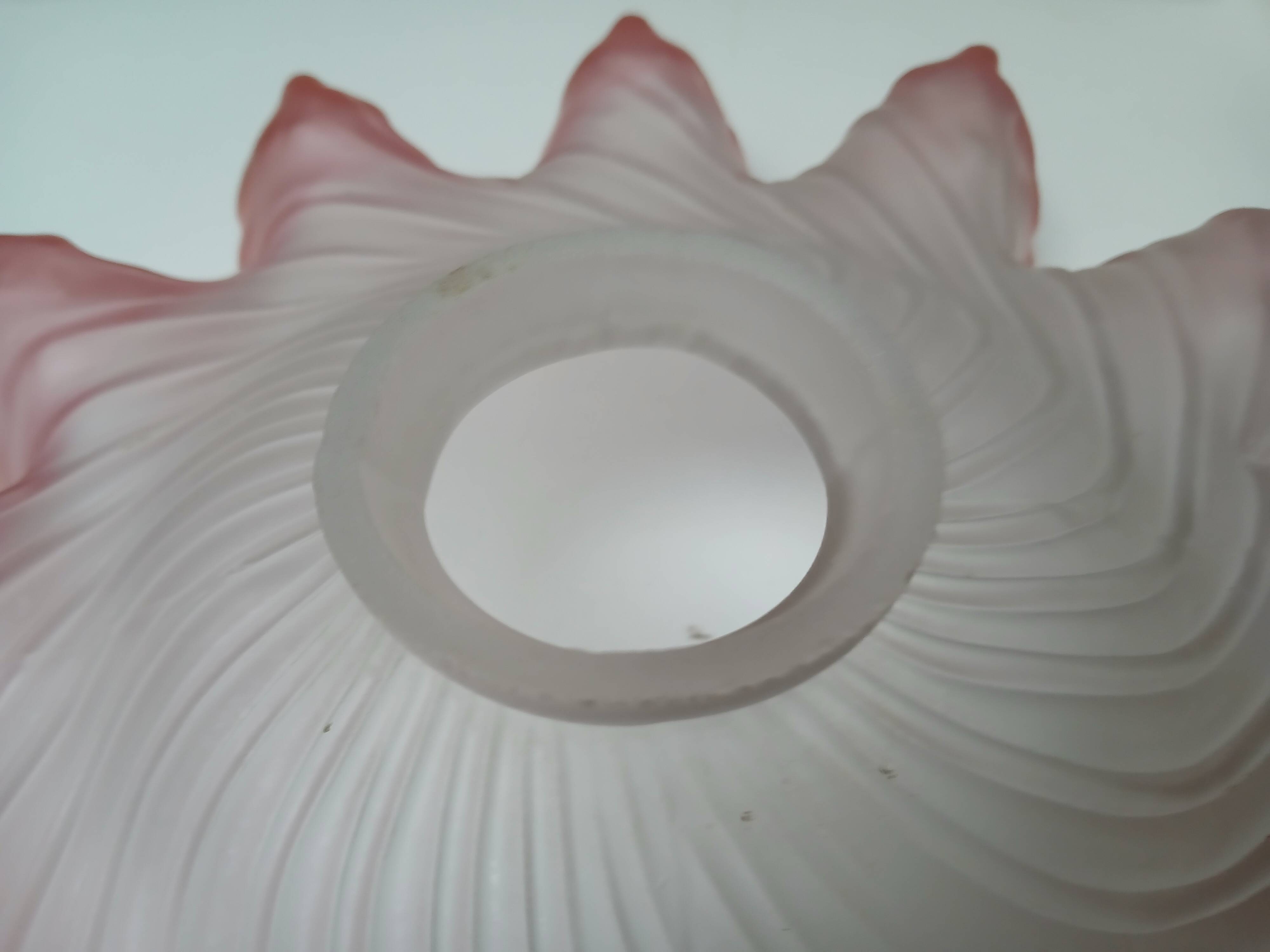 Vintage glass lampshade