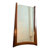 Scandinavian teak mirror from the 1960s