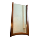Miroir scandinave en teck, années 60