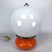 Lampe de table en verre de Murano de couleur italienne vintage par Mazzega