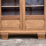 Parisian glazed wardrobe 1930 raw wood