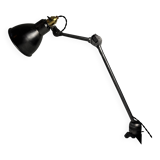Old industrial clamp lamp "Gras Ravel" no. 204 semi-fixed
