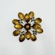 Floral Hollywood Regency Wall or Ceiling Lamp by Hans Kögl