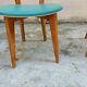 3 chaises vintages, assise et dossier en skaï