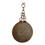 Vintage rope and rattan suspension