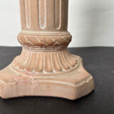 Antique style ceramic candle holder