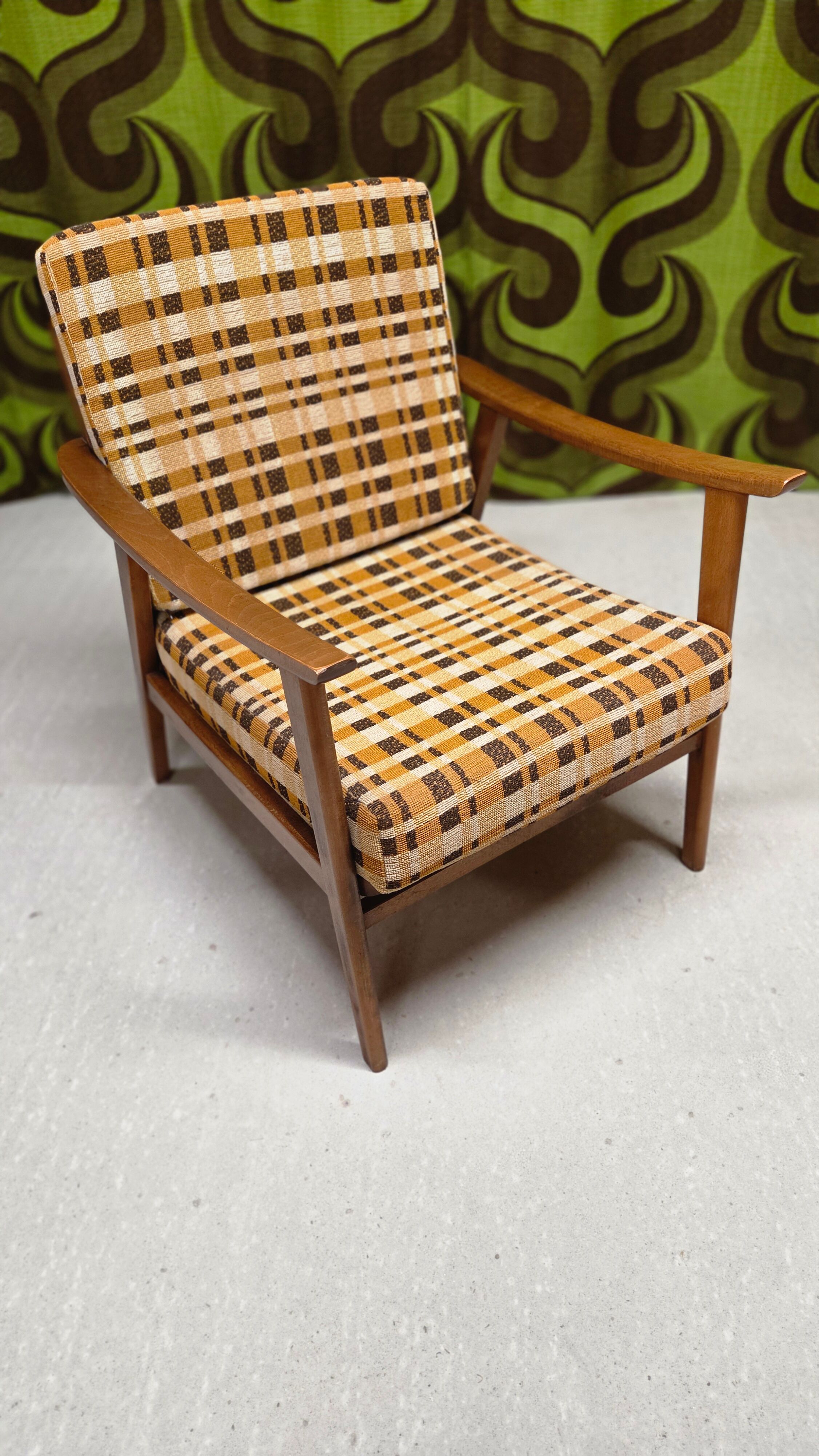 Fauteuil Scandinave 1970" vintage