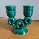 Vallauris candlestick in emerald green FPP slip