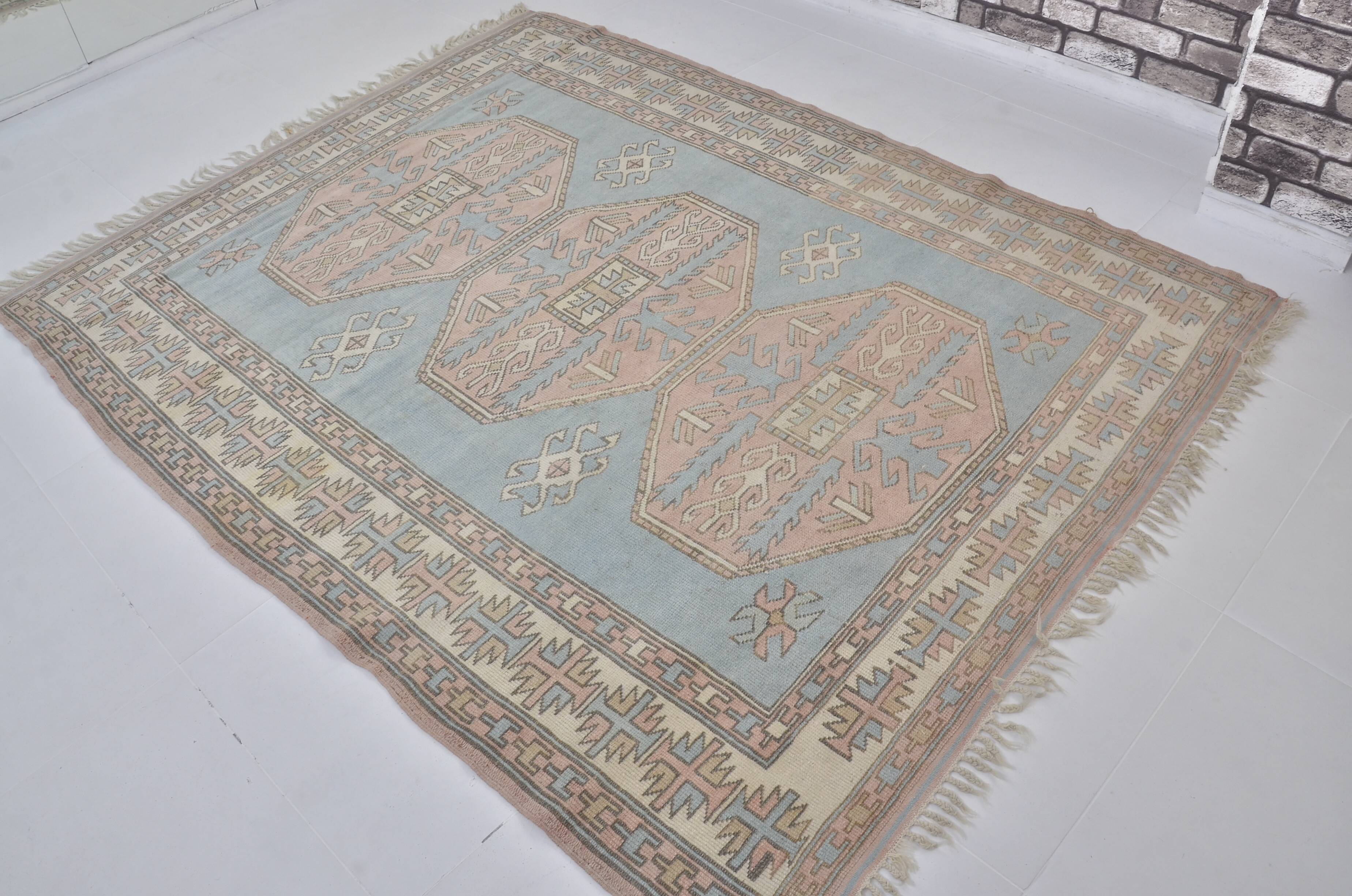Vintage Oushak Anatolian Kurdish Rug sku1187