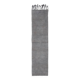 Tapis Kilim Ancien Runner – Laine Tissée Main, Tons Gris Anthracite, 60x254