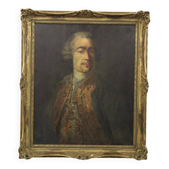 Grand portrait Baroque d'un noble