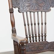Antique English spindle chair