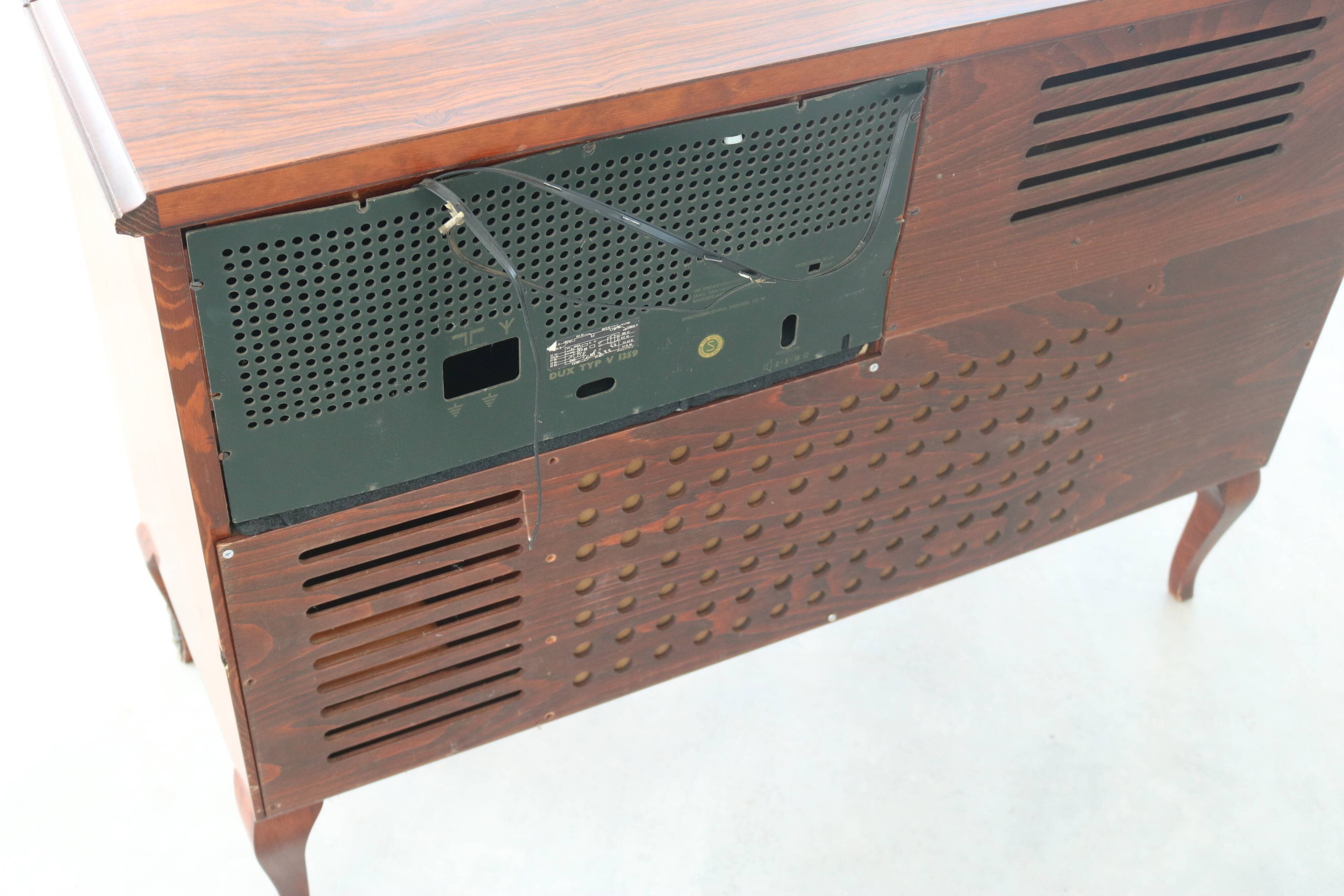 Vintage empty audio furniture | cabinet | 1950s | swedish