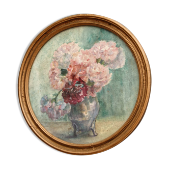 Watercolor with anemones
